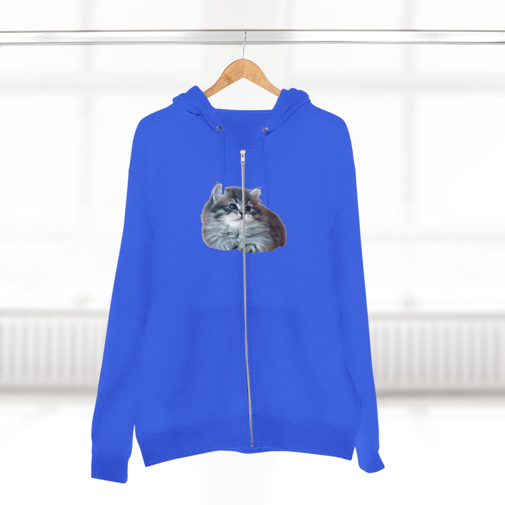Cozy Kitten Zip Hoodie