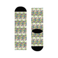 Colorful Cat Pattern Crew Socks