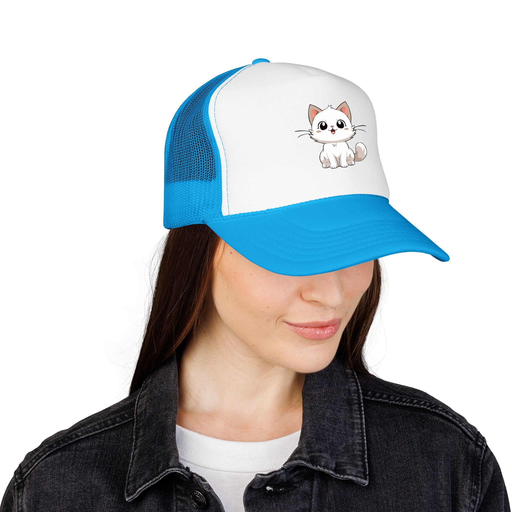 Cartoon Cat Foam Cap