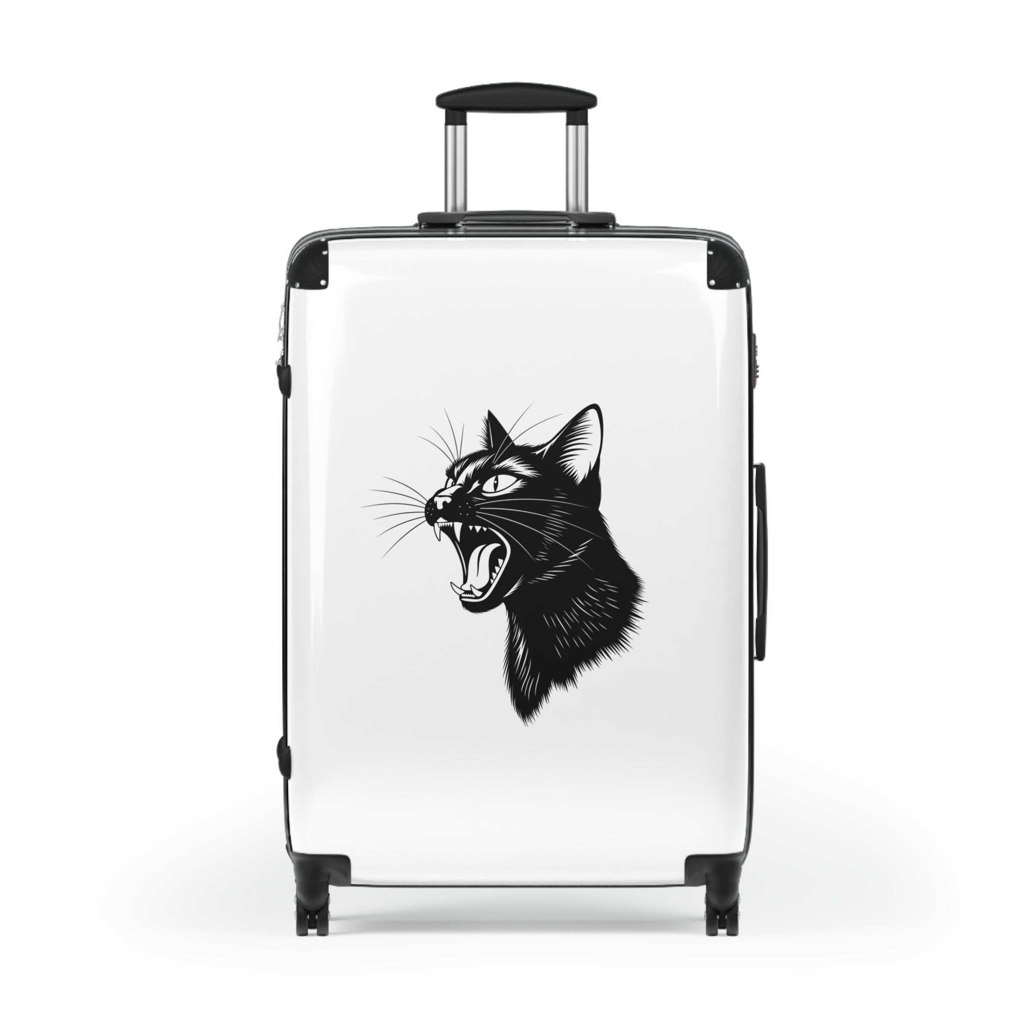 Roaring Black Cat Suitcase