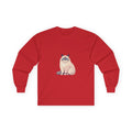 Cat Illustration Long Sleeve Tee