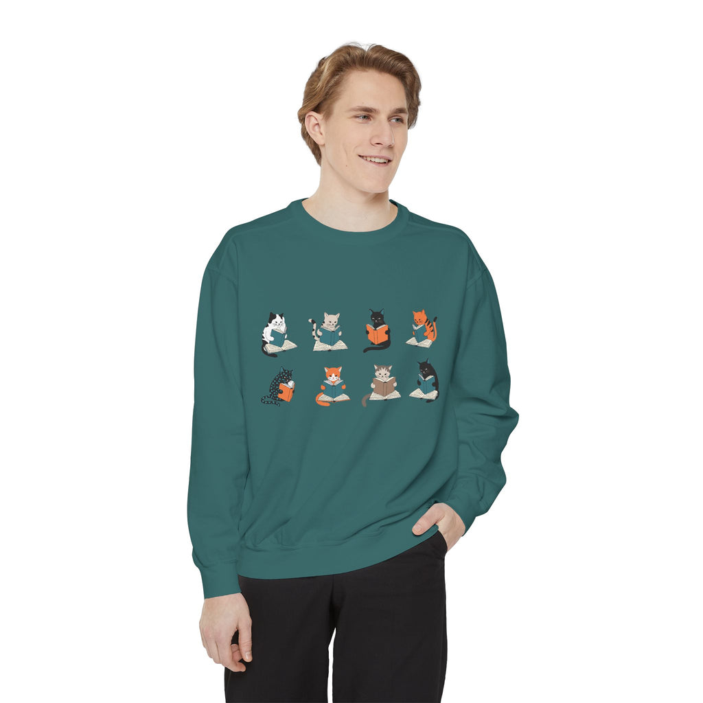 Cat Grid Sweatshirt