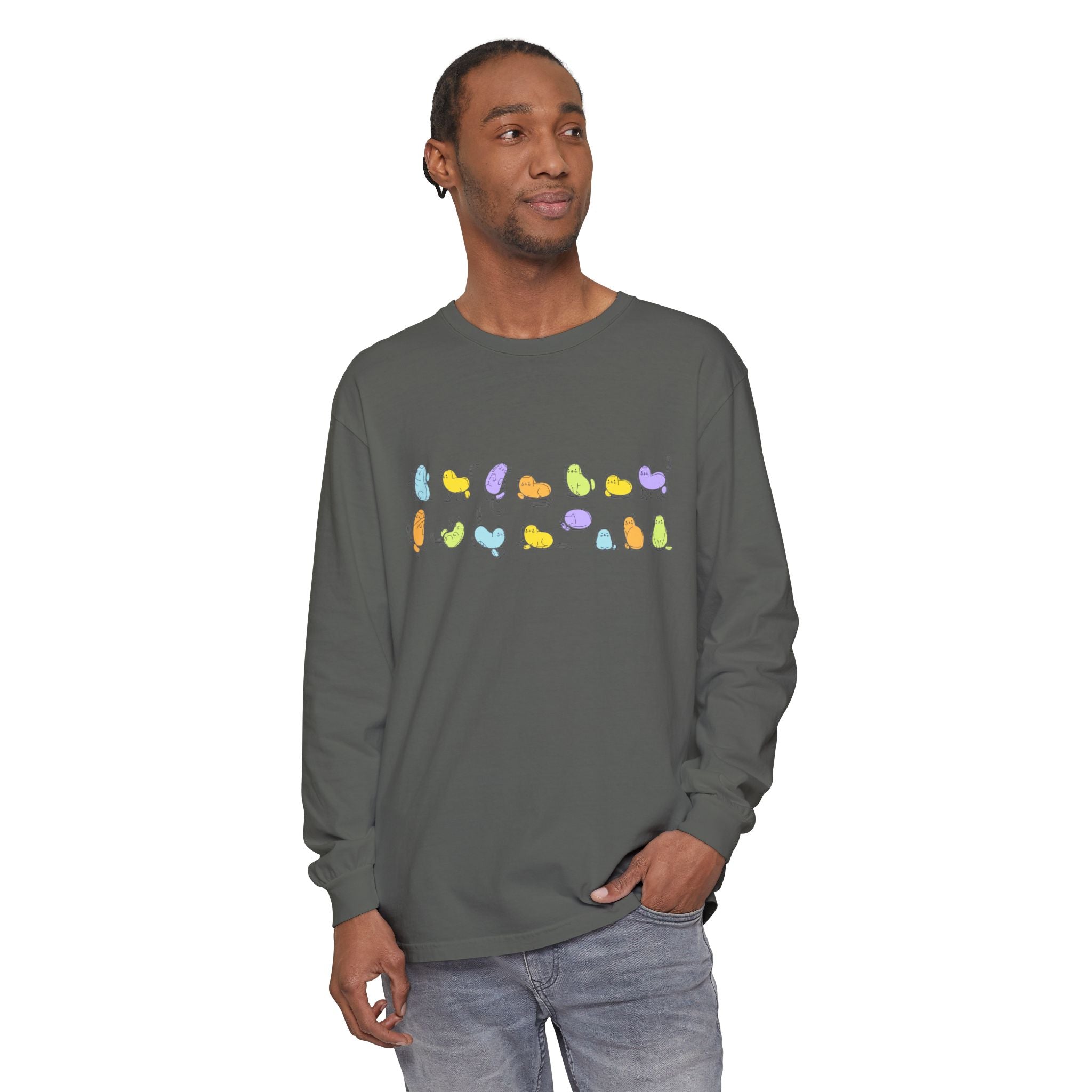 Pastel Cats Long Sleeve T-Shirt