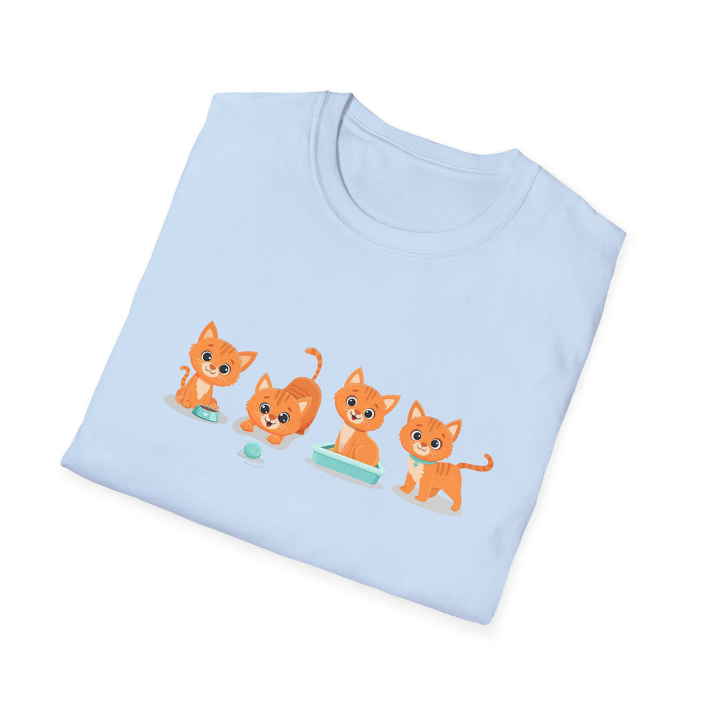 Orange Kittens Graphic T-Shirt