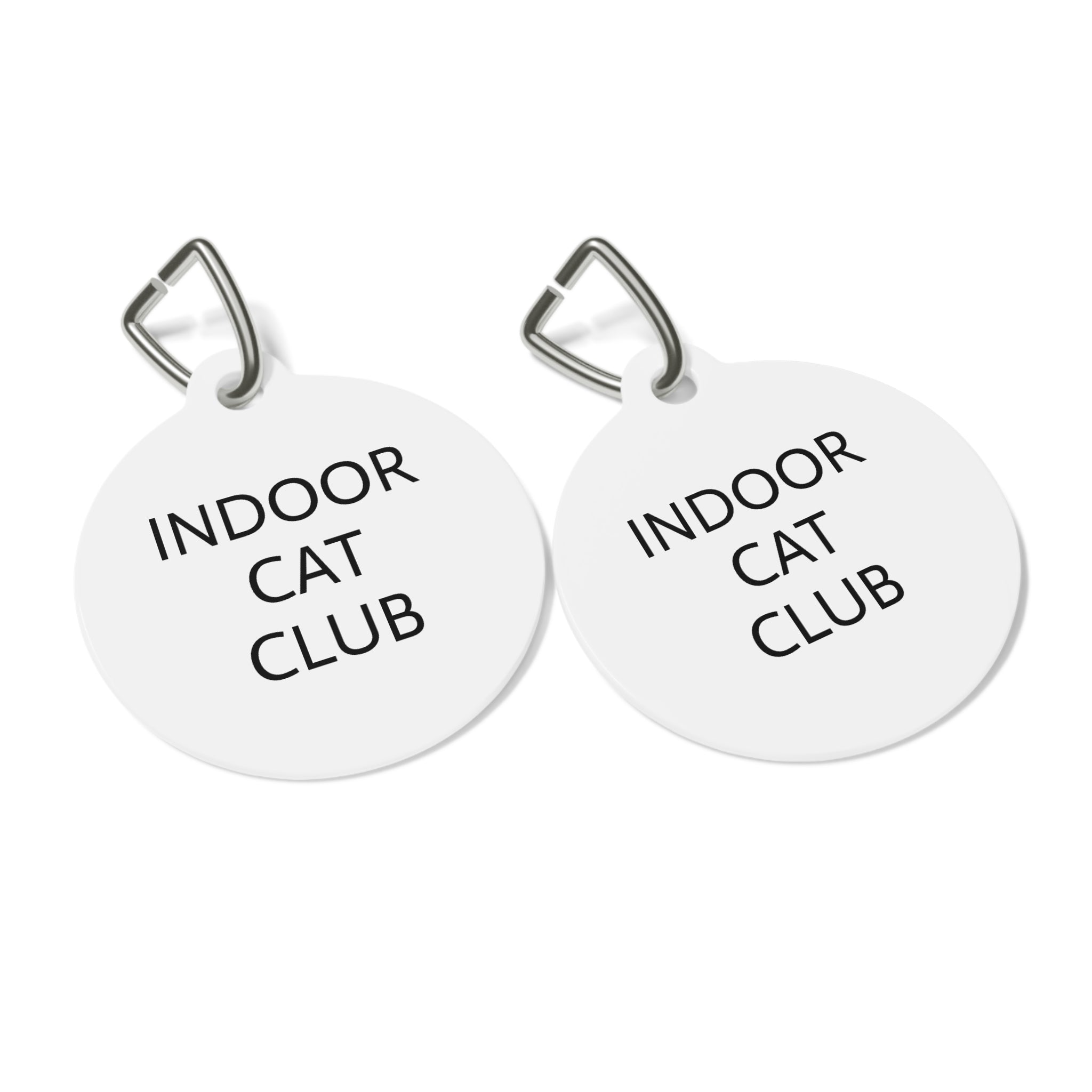 Indoor Cat Club Cat Tag