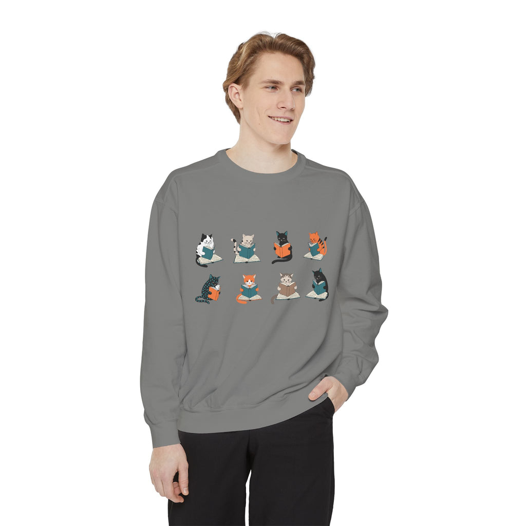 Cat Grid Sweatshirt