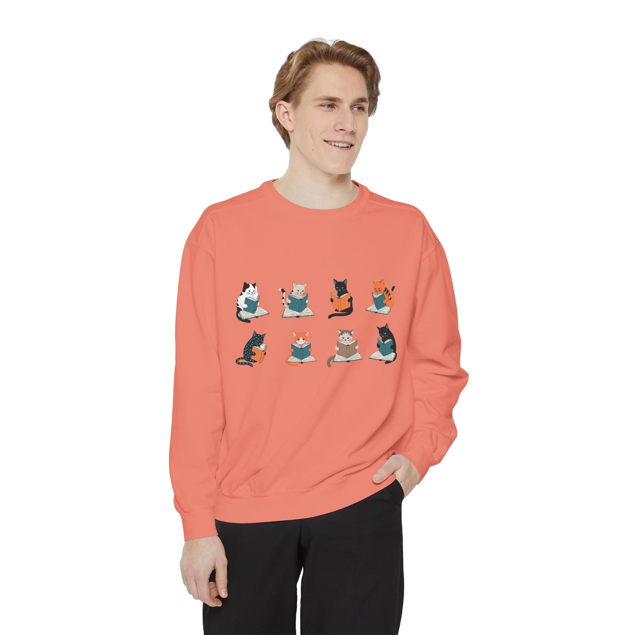 Cat Grid Sweatshirt