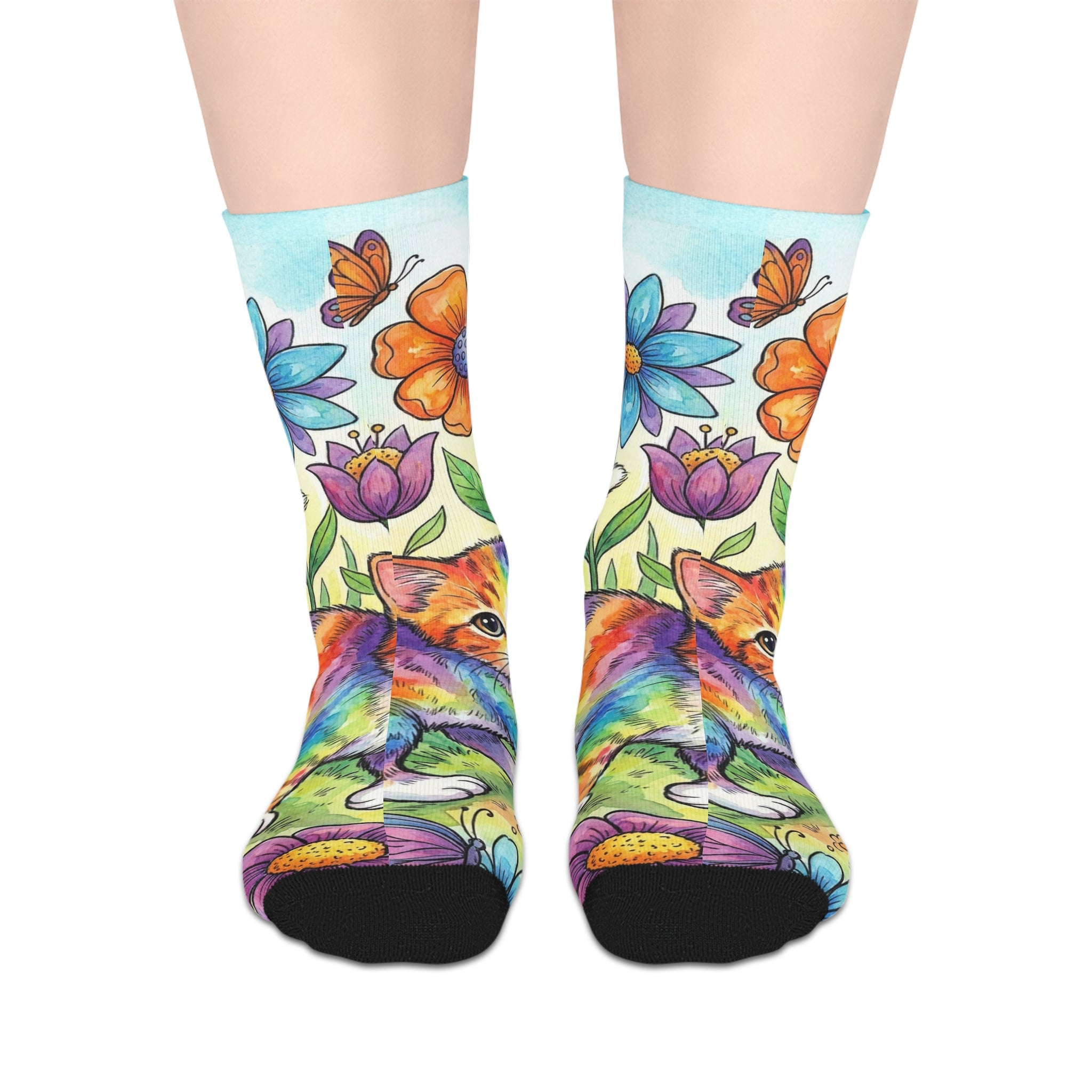 Colorful Mid-Length Socks