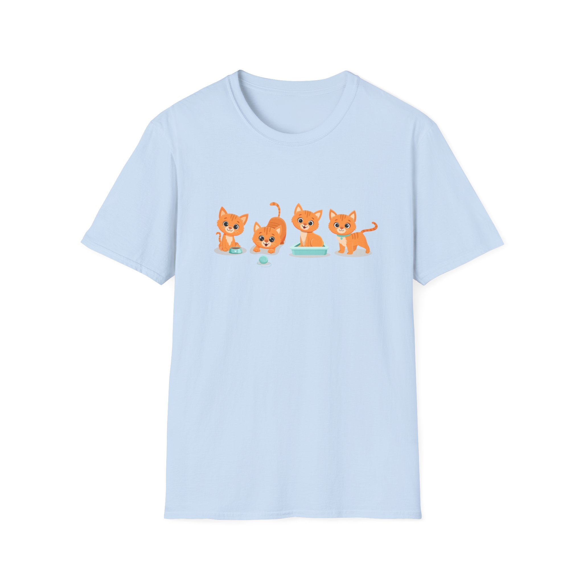 Orange Kittens Graphic T-Shirt