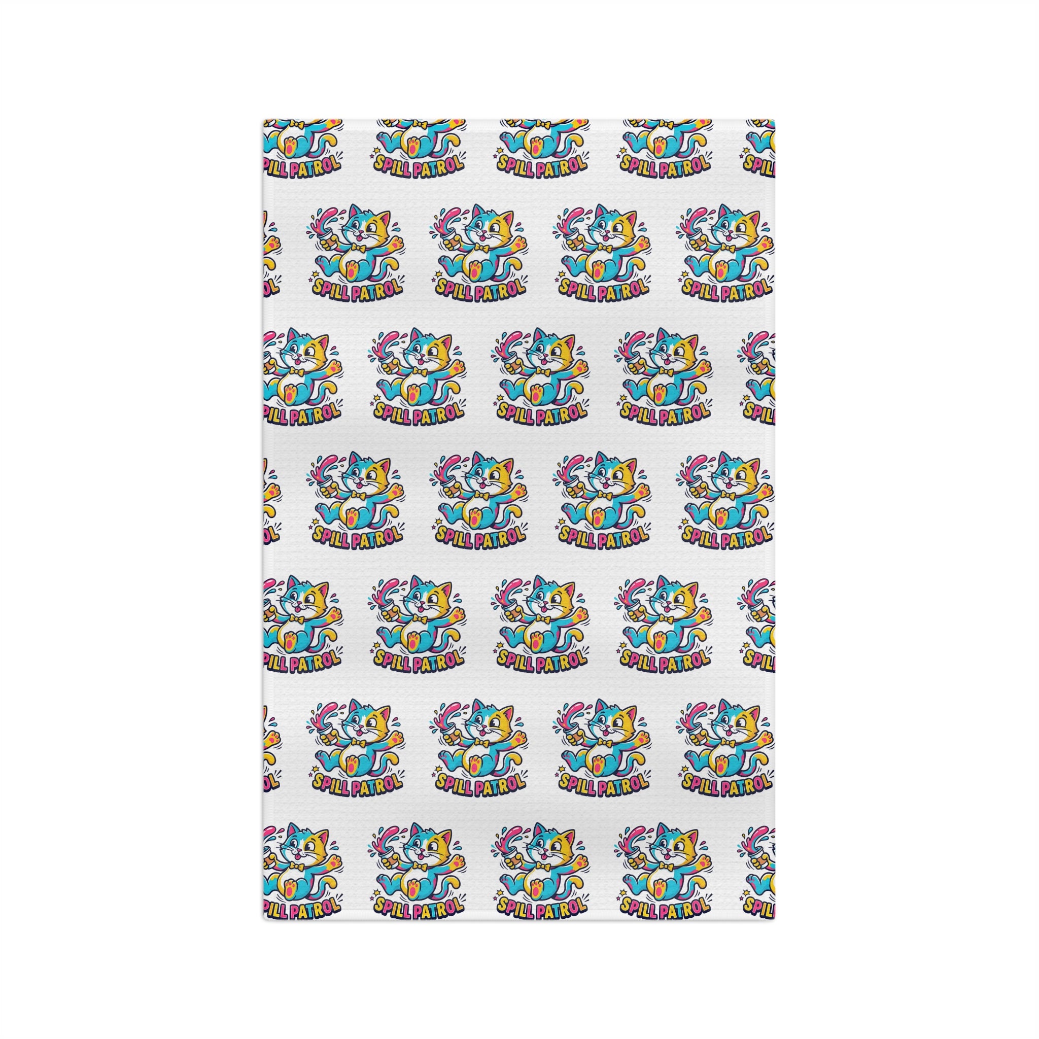 Cat Pattern Microfiber Tea Towel