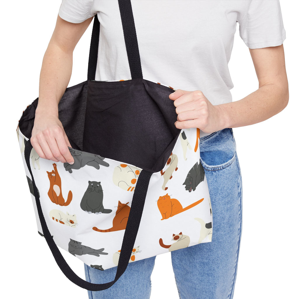 Cat Pattern Weekender Tote Bag