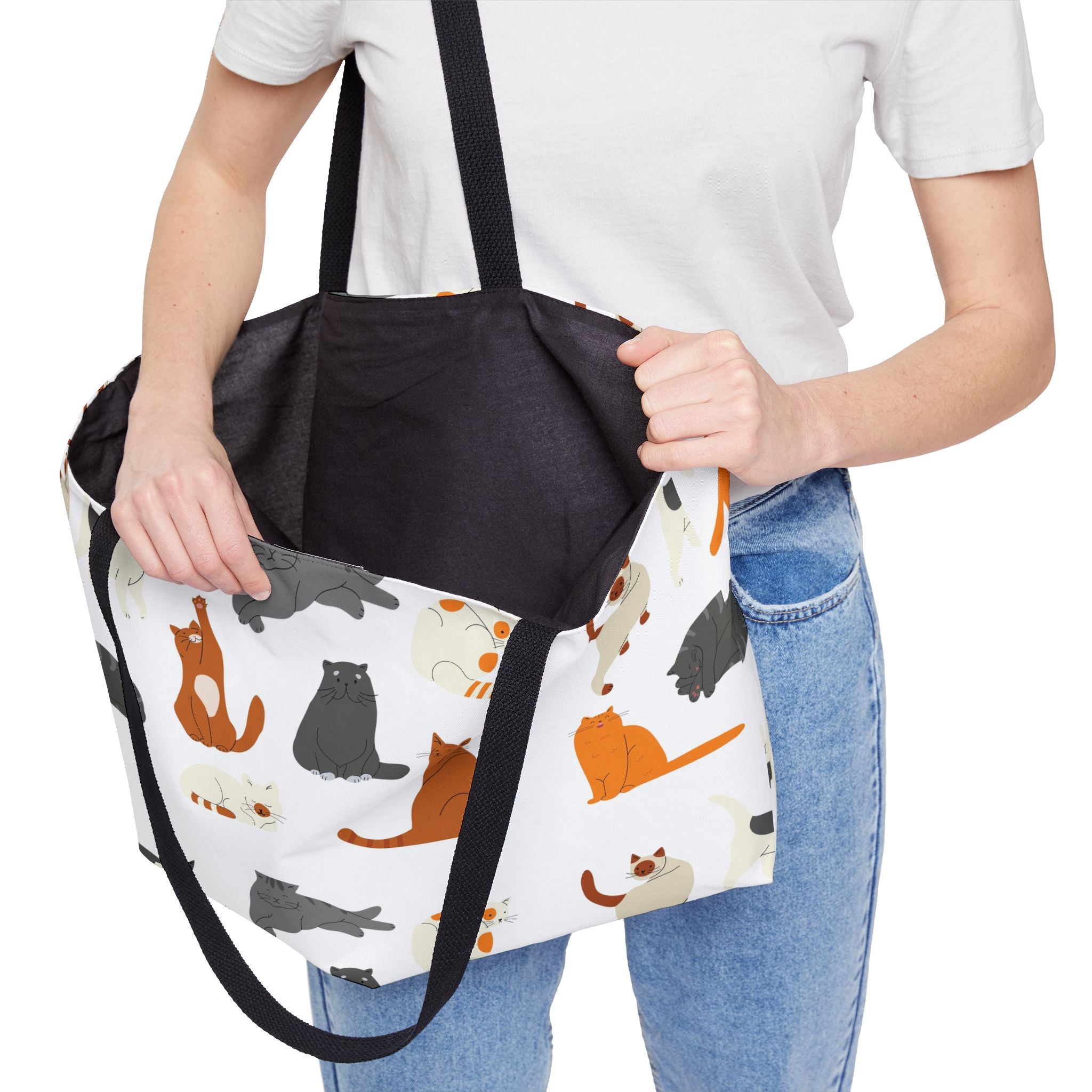 Cat Pattern Weekender Tote Bag