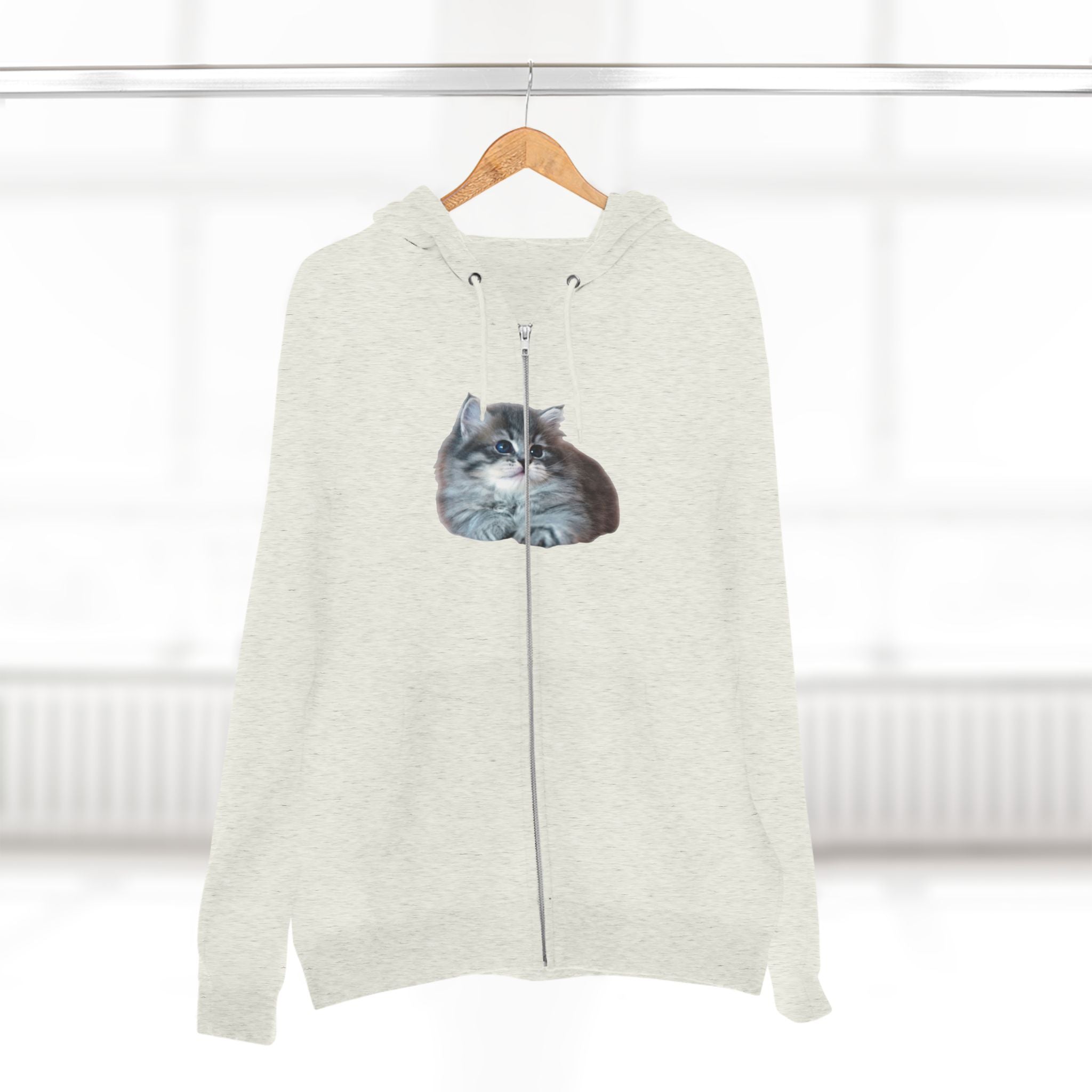 Cozy Kitten Zip Hoodie