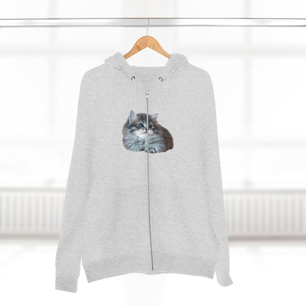 Cozy Kitten Zip Hoodie