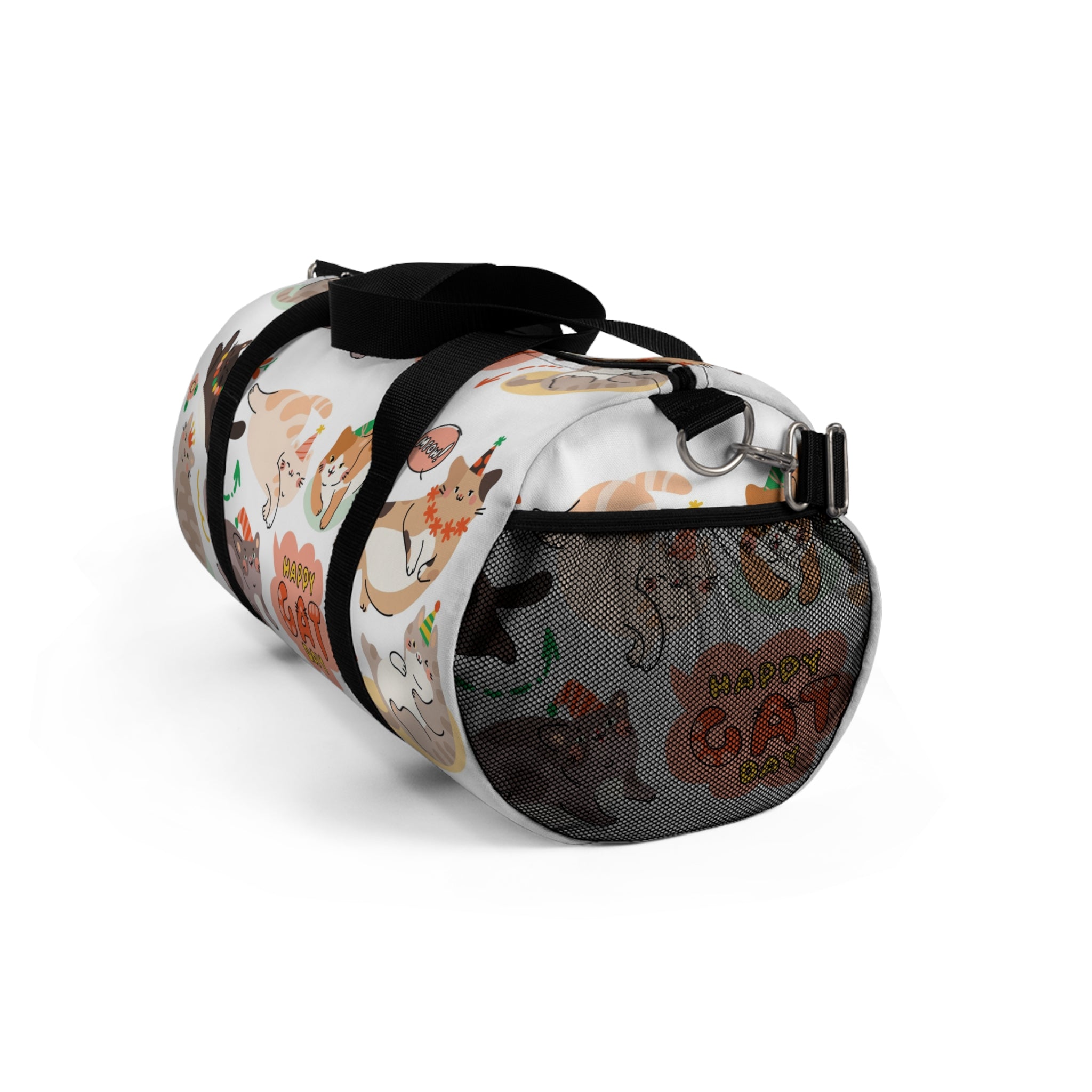 Cat Pattern Duffel Bag