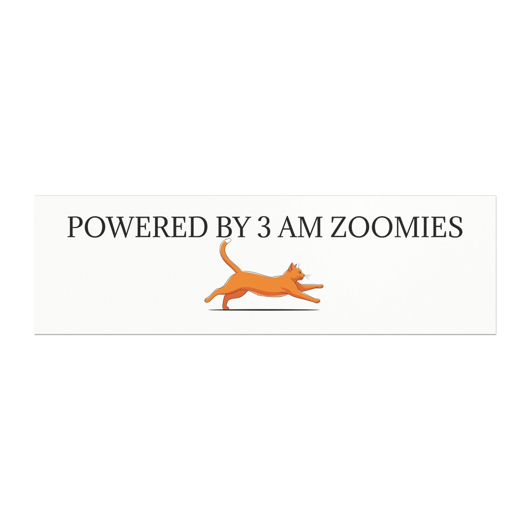 Car Magnet — “Powered by 3 AM Zoomies”