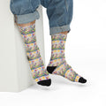 Floral Sunrise Crew Socks