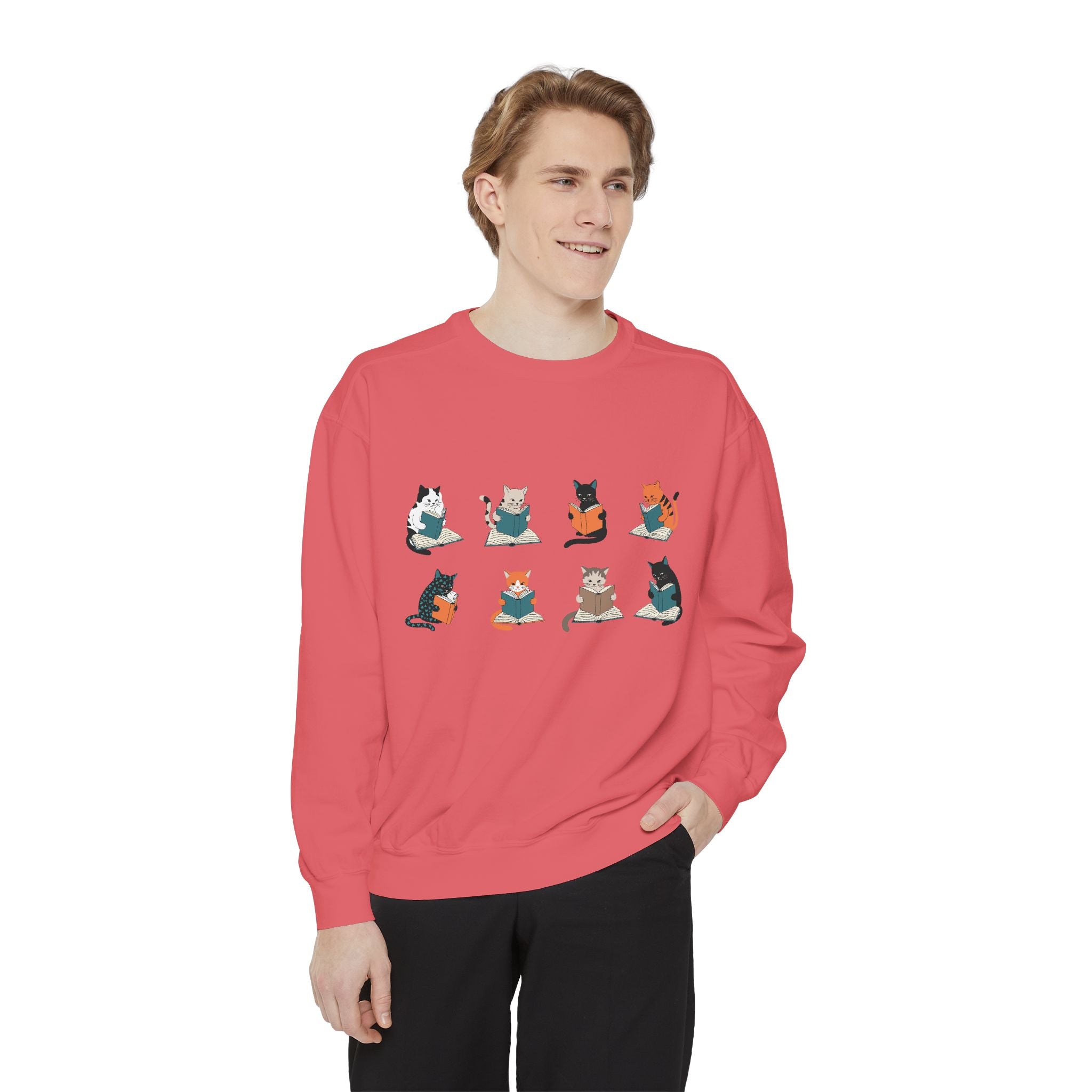 Cat Grid Sweatshirt