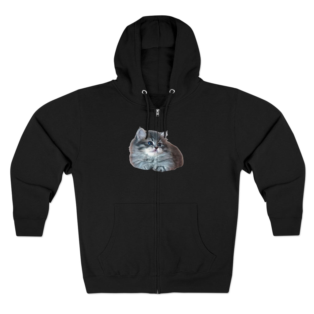 Cozy Kitten Zip Hoodie