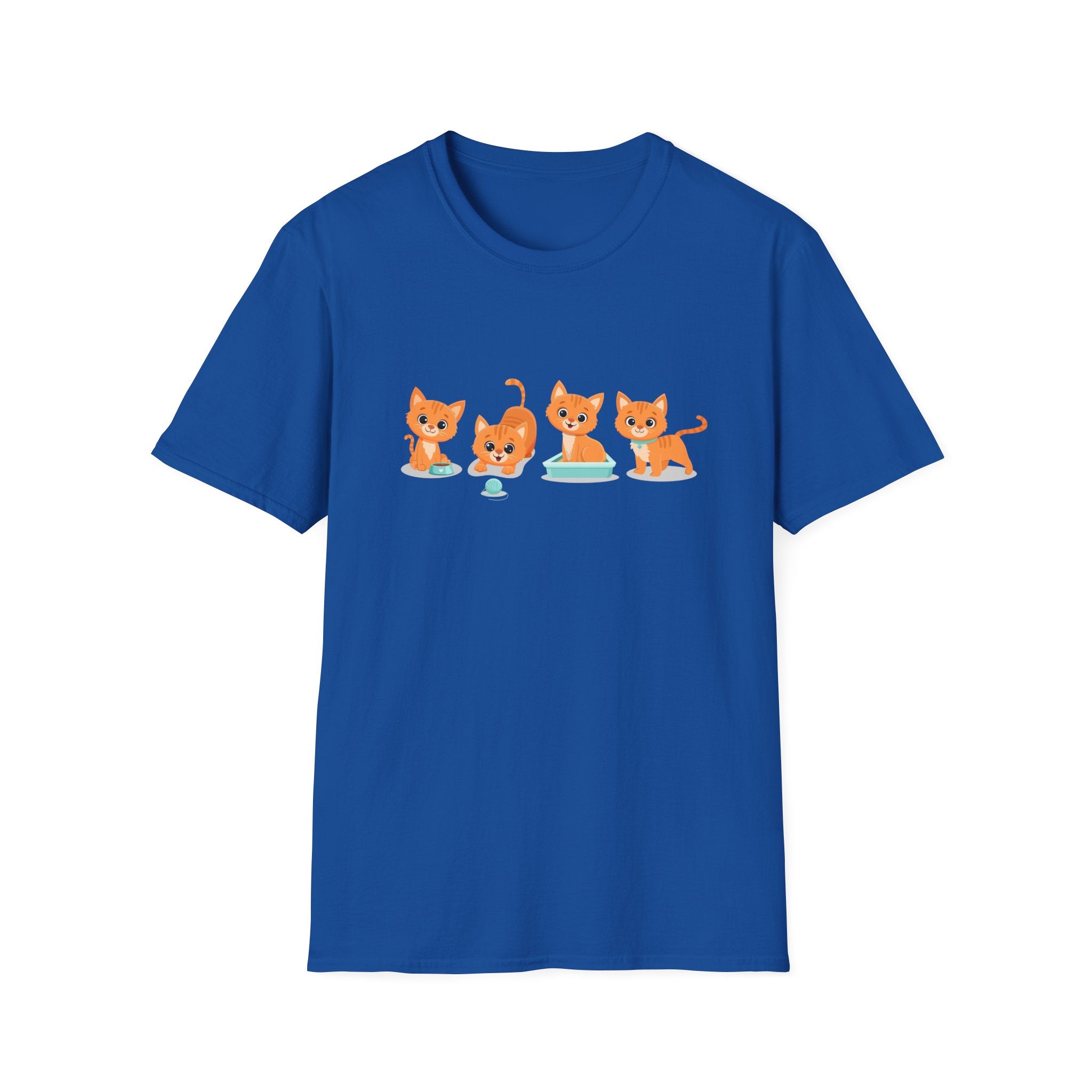 Orange Kittens Graphic T-Shirt