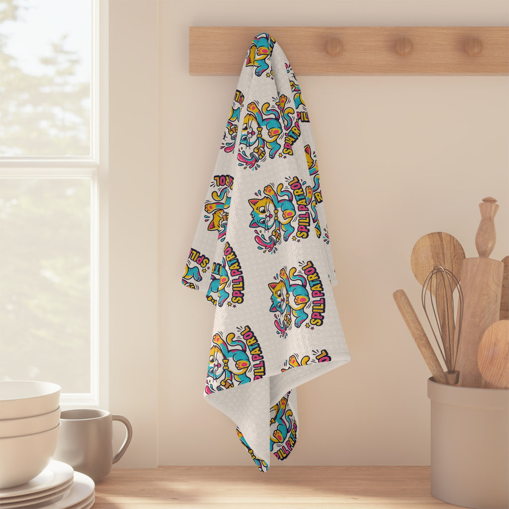 Cat Pattern Microfiber Tea Towel