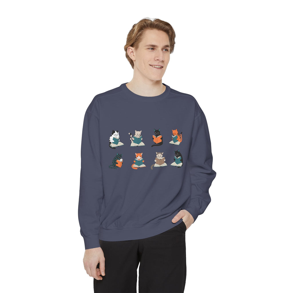 Cat Grid Sweatshirt