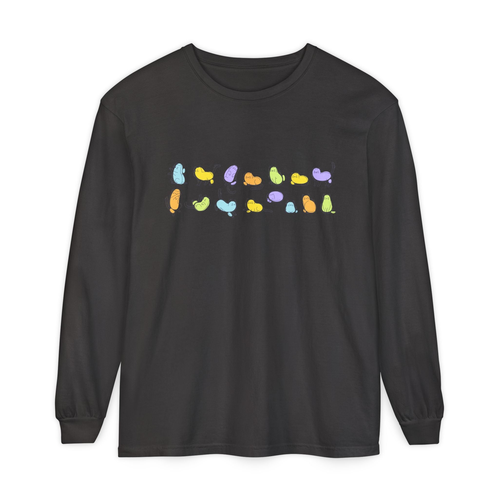 Pastel Cats Long Sleeve T-Shirt