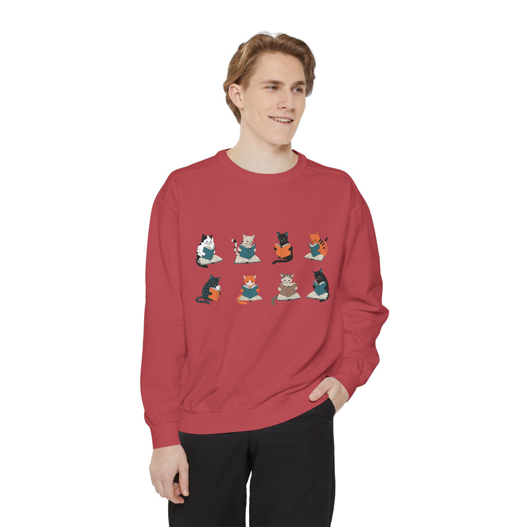 Cat Grid Sweatshirt