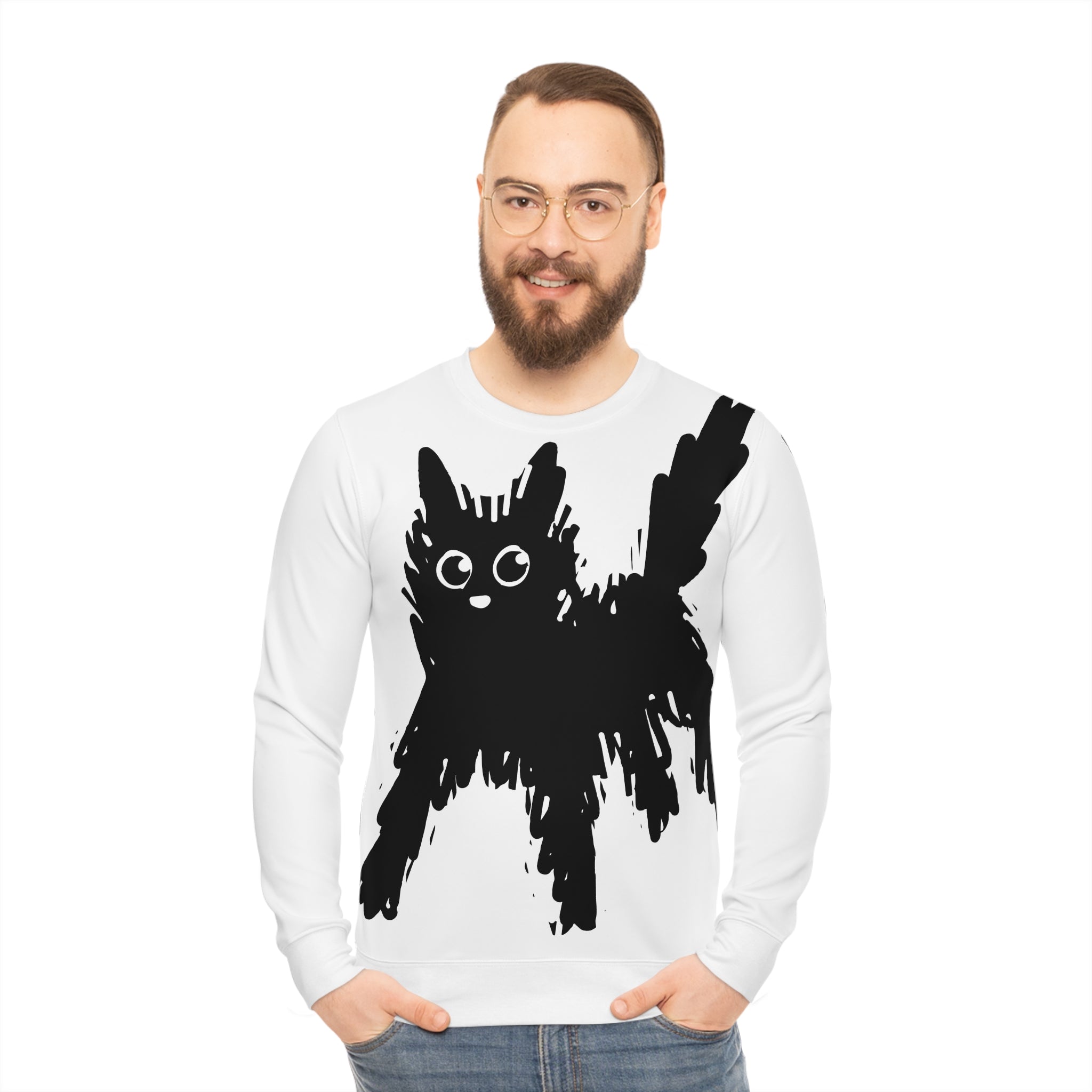 Scribble Cat Sweatshirt