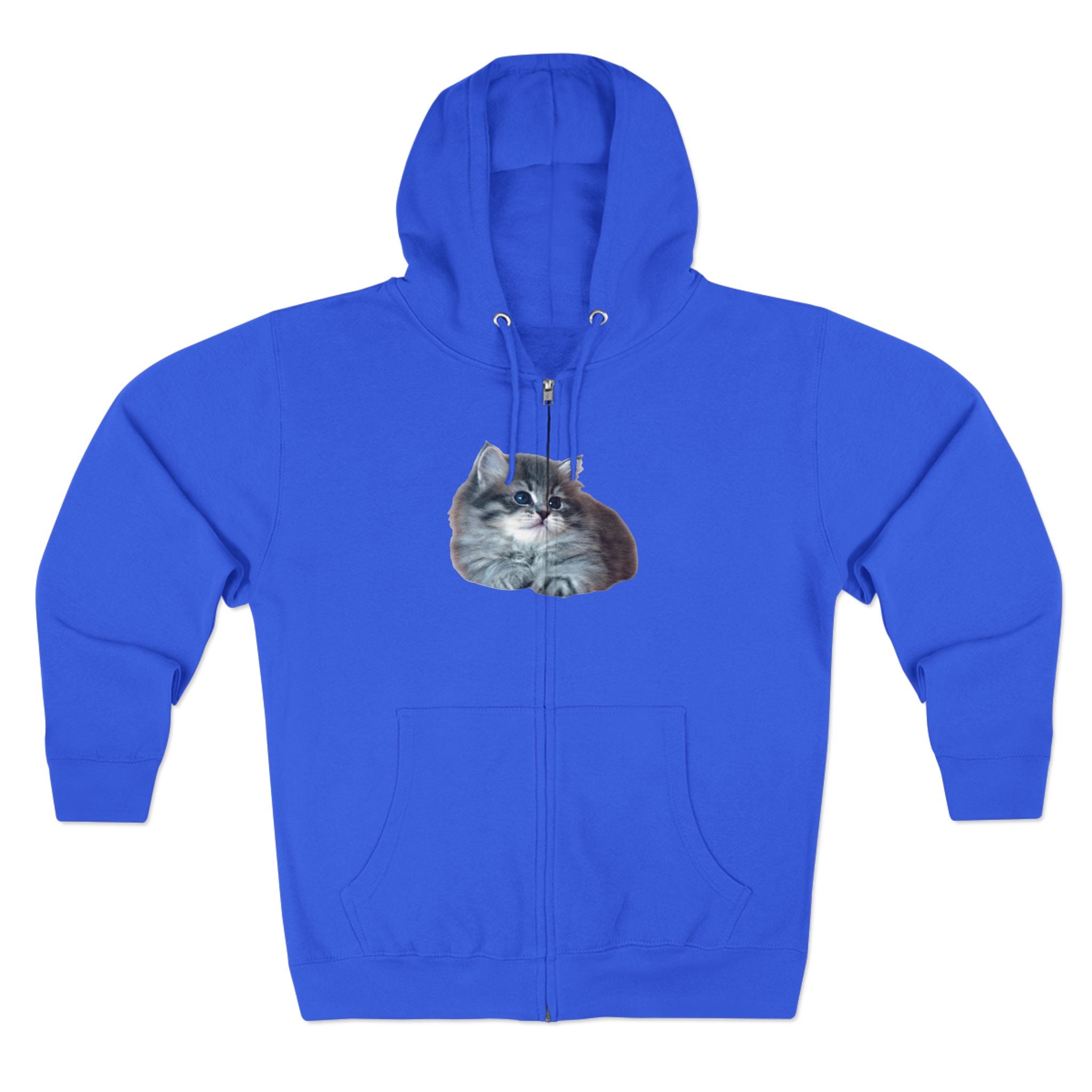 Cozy Kitten Zip Hoodie