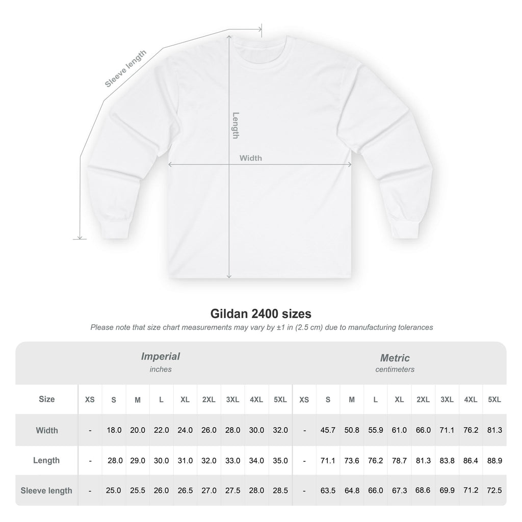 Cat Illustration Long Sleeve Tee