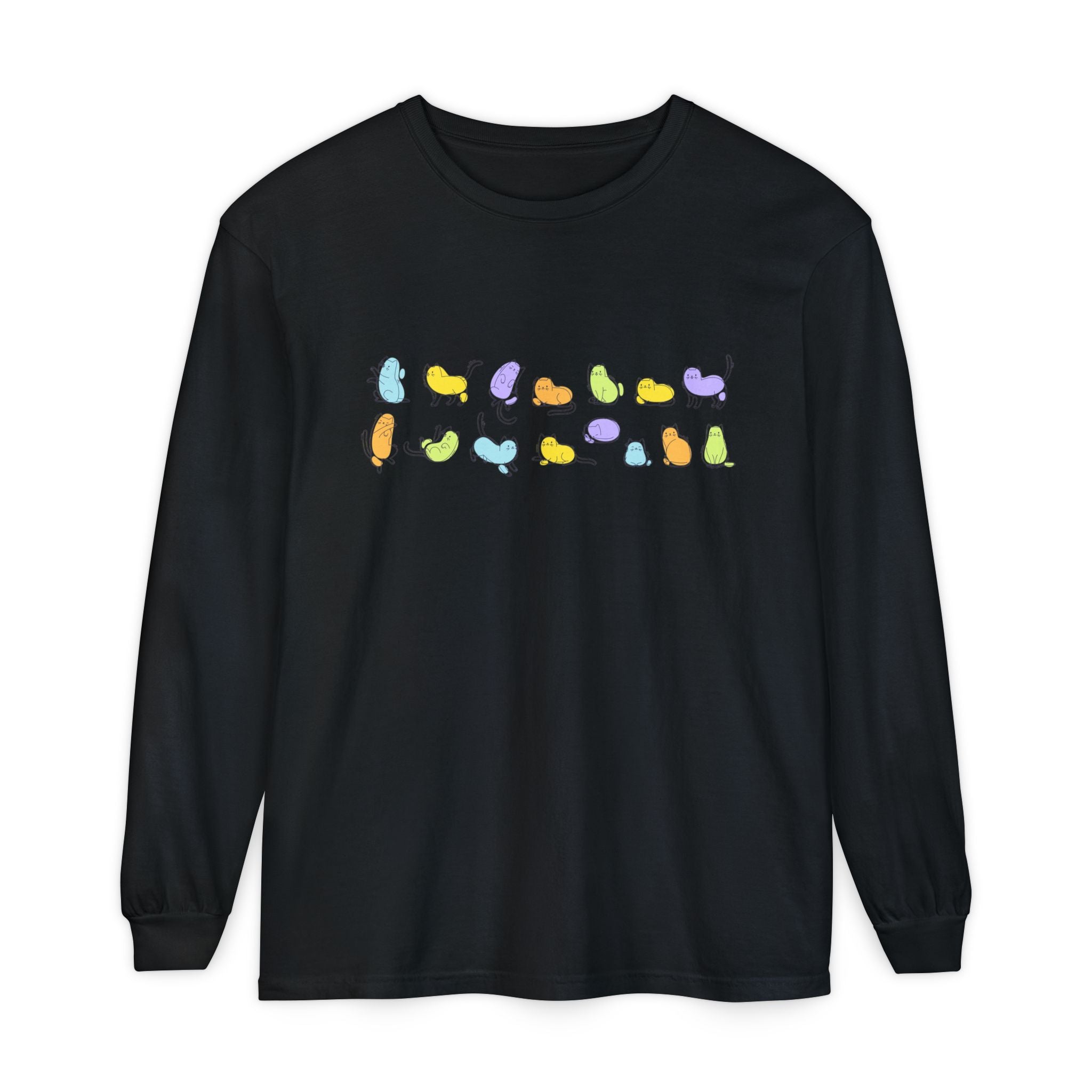 Pastel Cats Long Sleeve T-Shirt