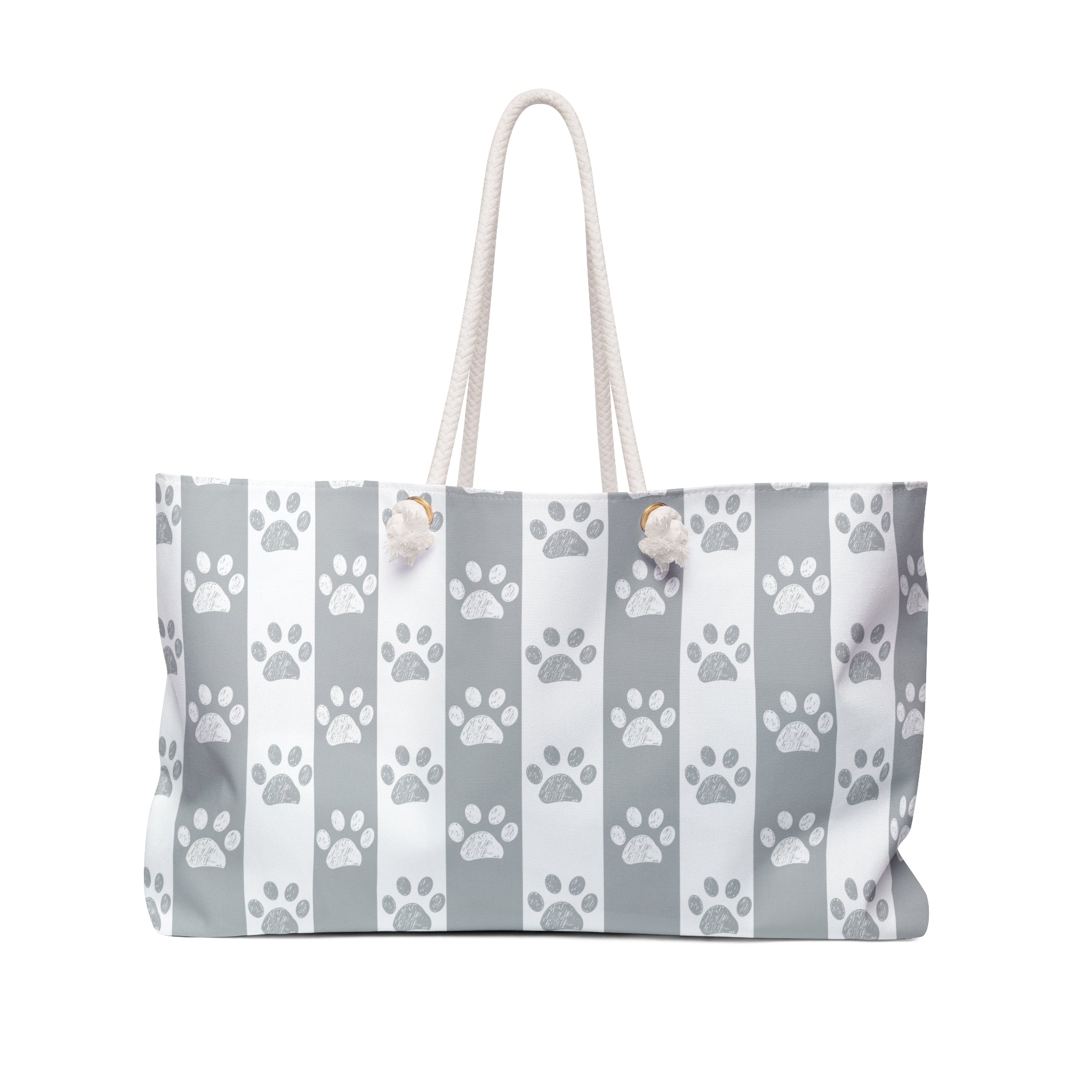 Paw Stripe Weekender Bag