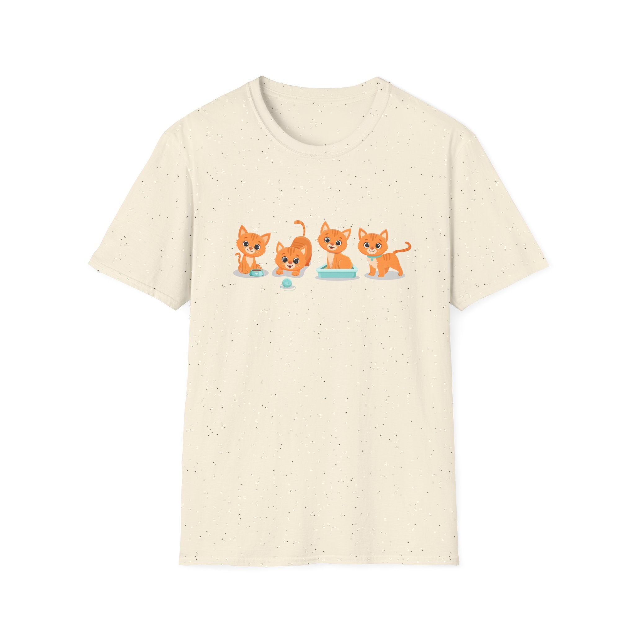 Orange Kittens Graphic T-Shirt