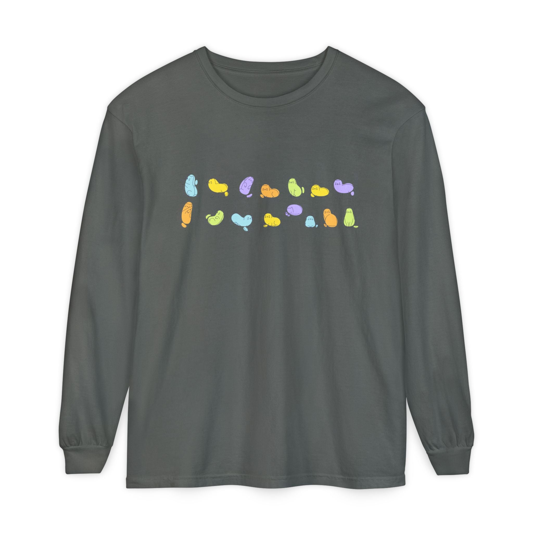 Pastel Cats Long Sleeve T-Shirt