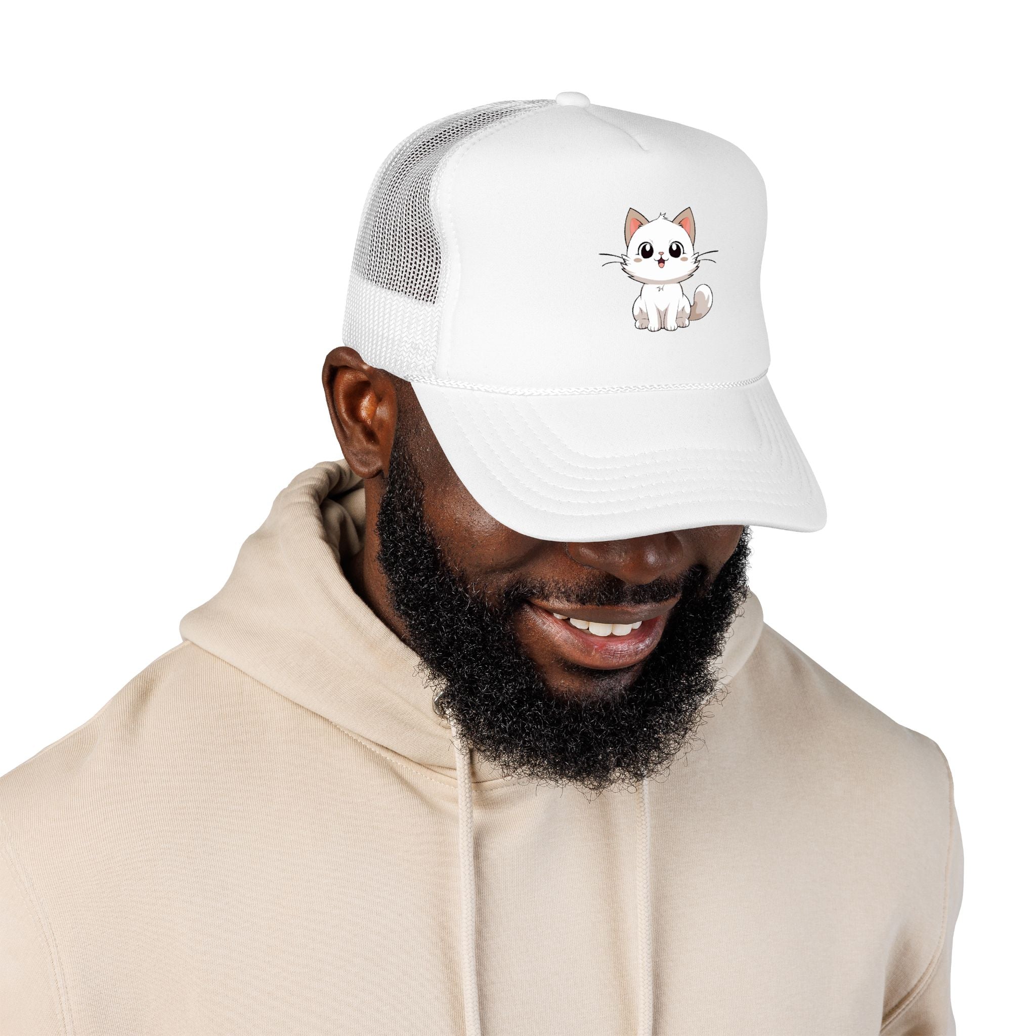 Cartoon Cat Foam Cap