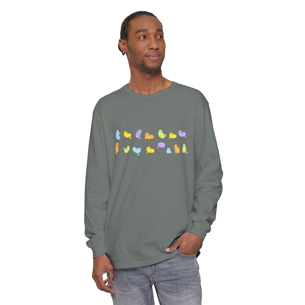 Pastel Cats Long Sleeve T-Shirt