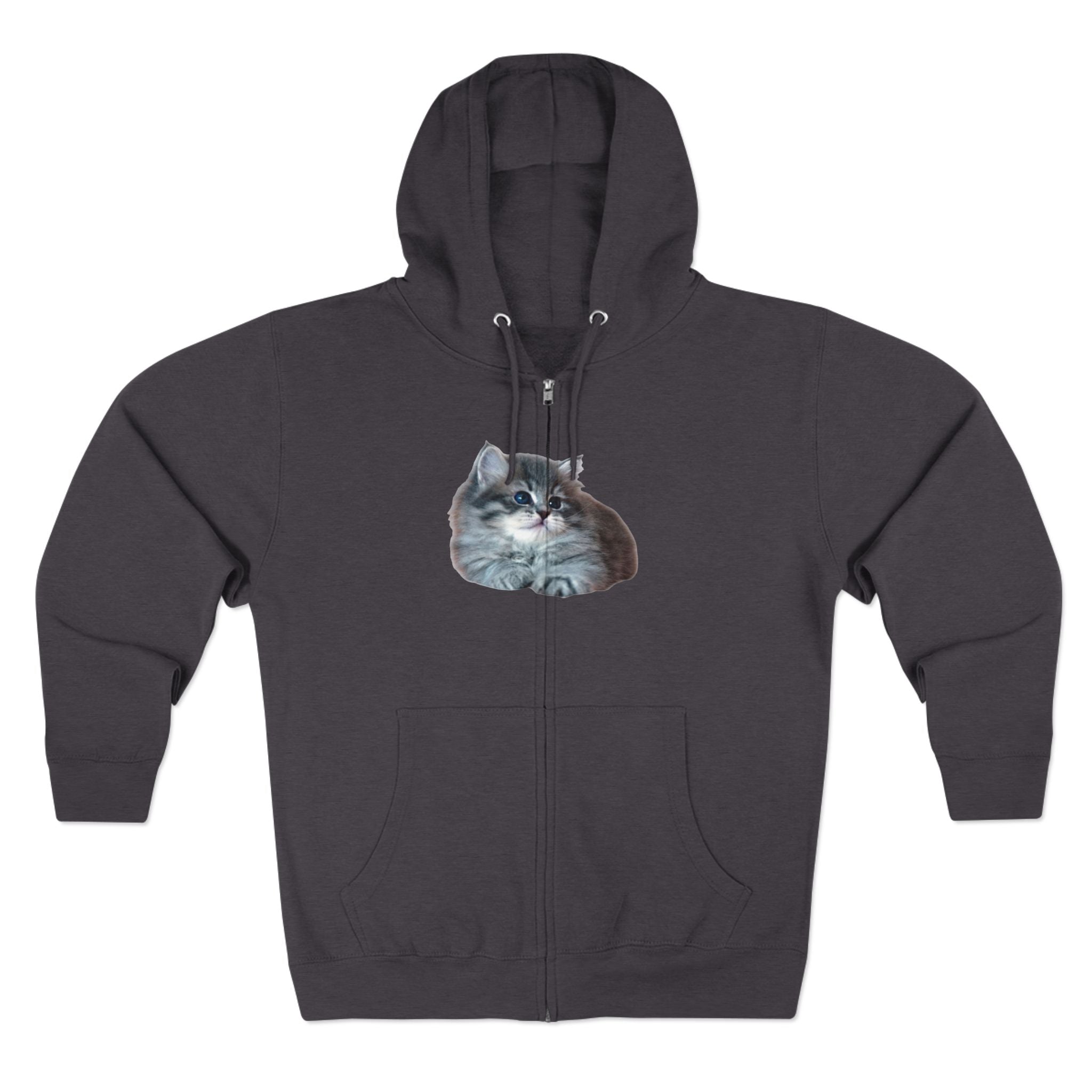 Cozy Kitten Zip Hoodie