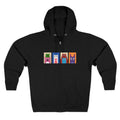 Colorful Cat Panels Zip Hoodie