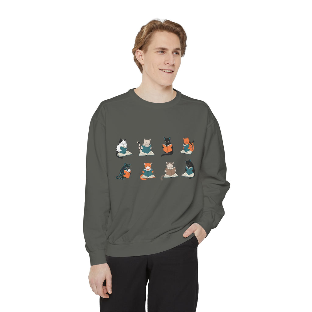 Cat Grid Sweatshirt