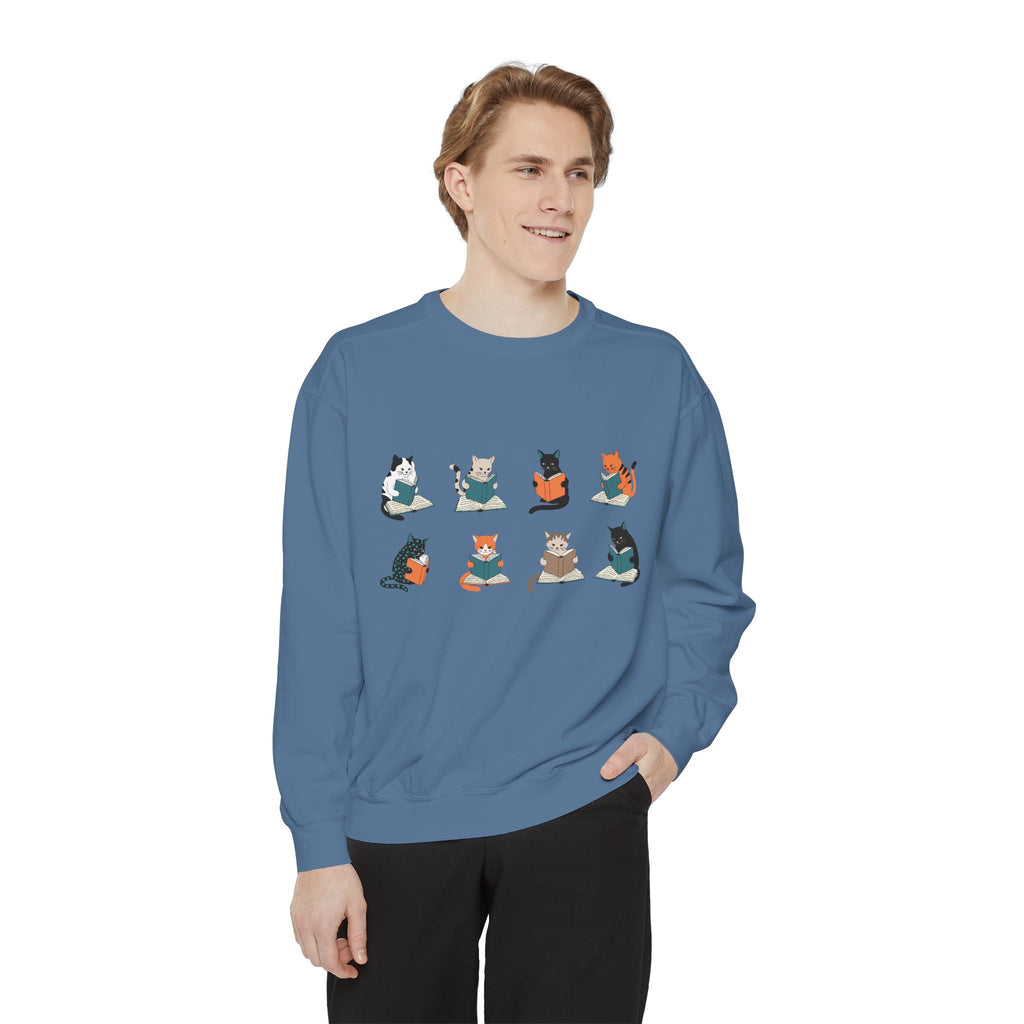 Cat Grid Sweatshirt