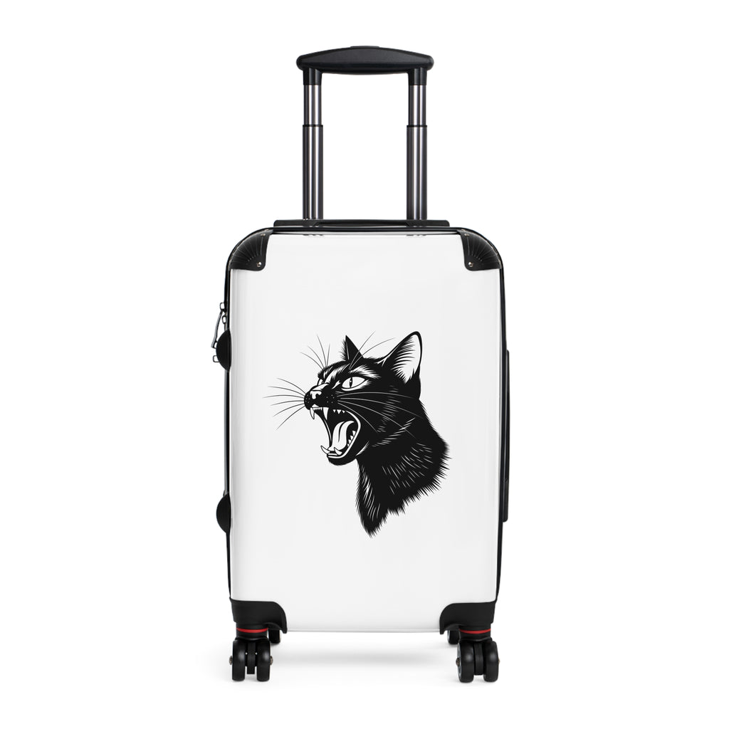 Roaring Black Cat Suitcase