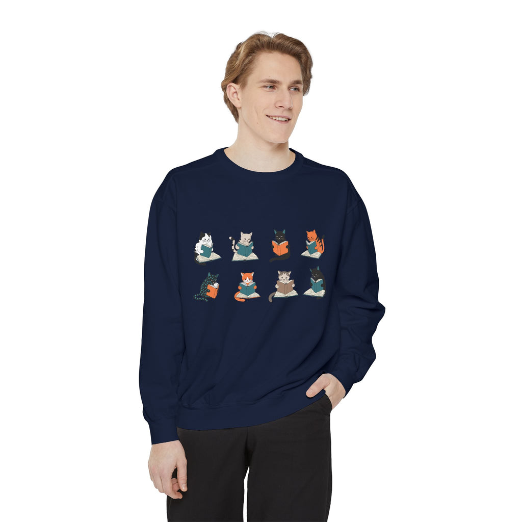 Cat Grid Sweatshirt