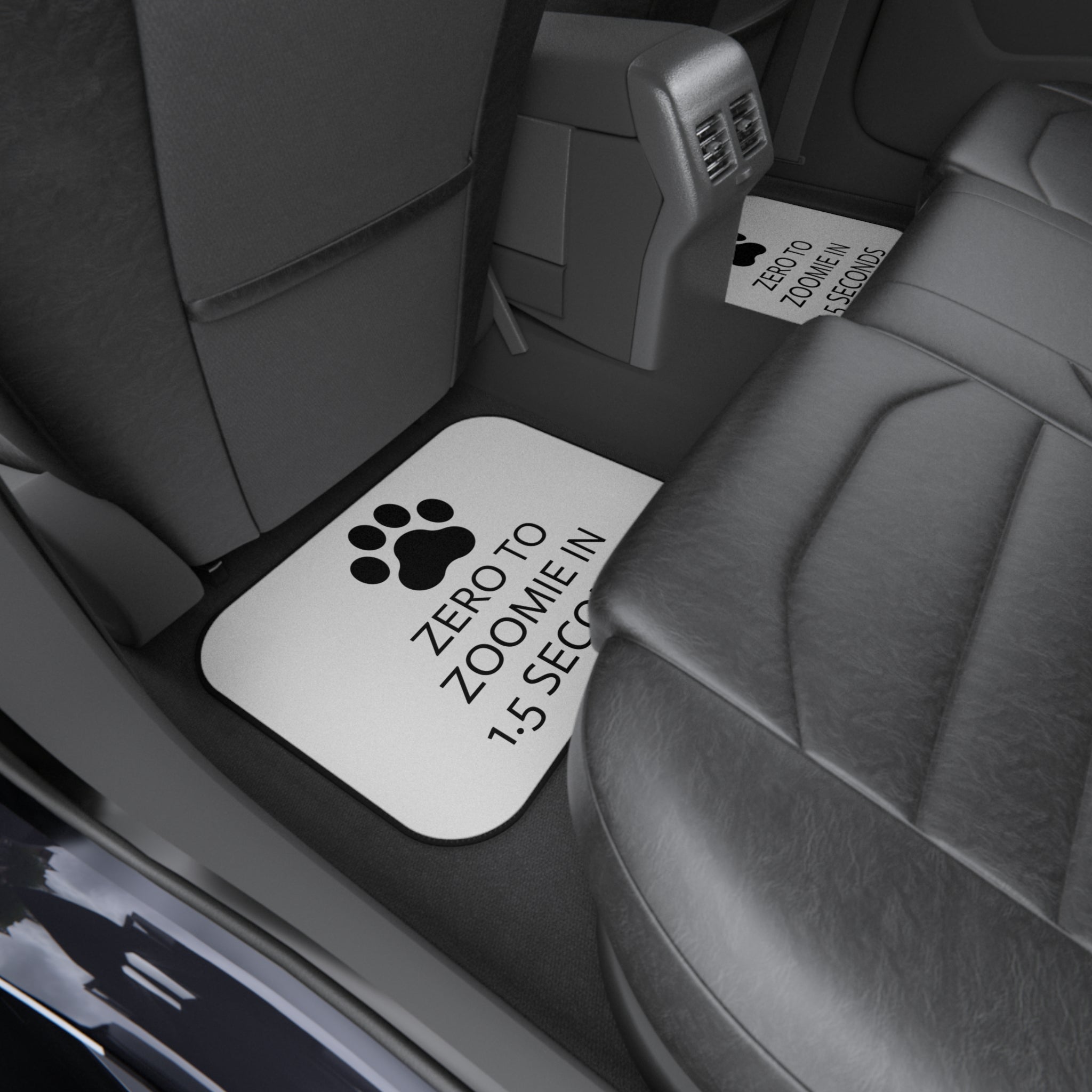 Car Mats (Set of 4) — "Zero to Zoomie in 1.5 Seconds"