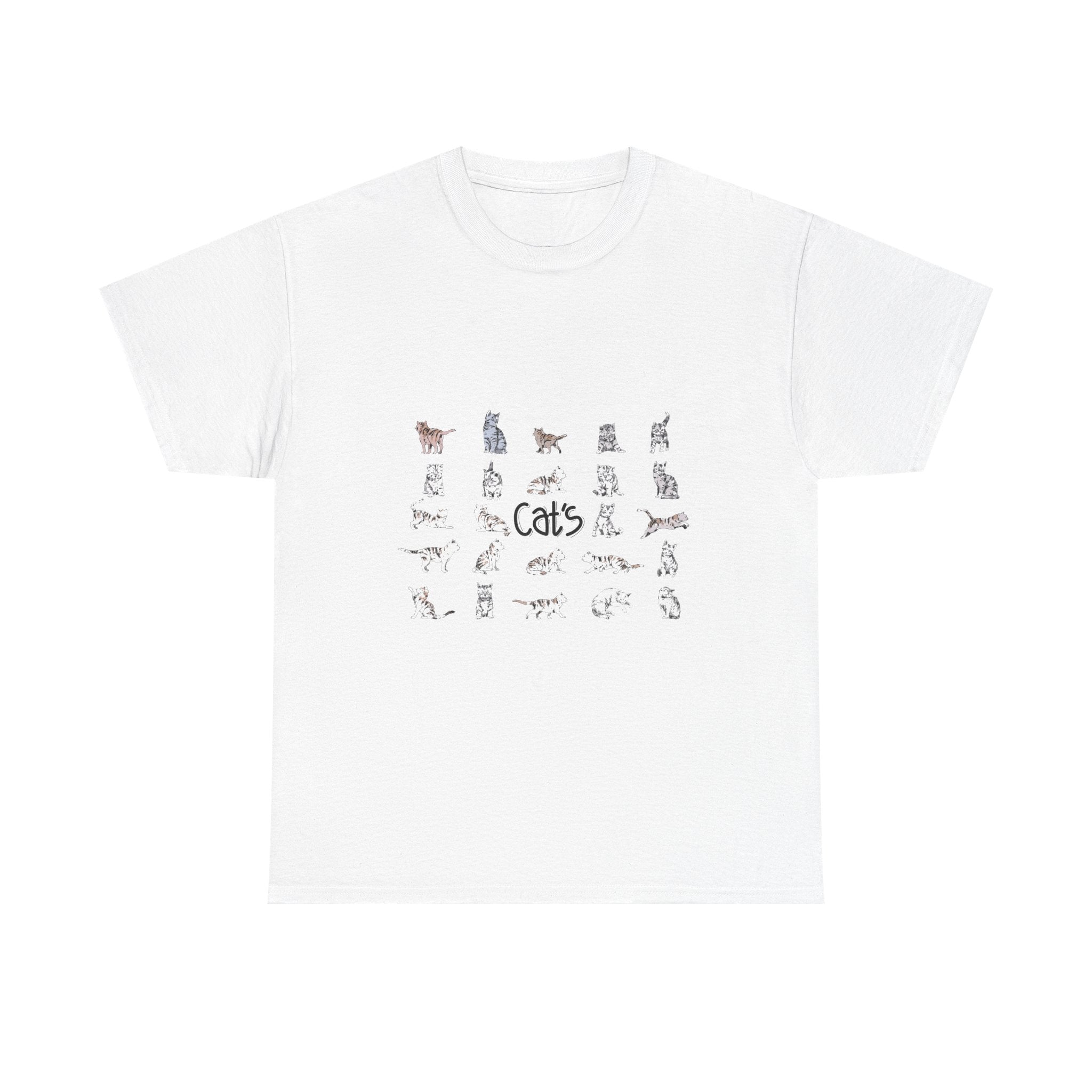 Cats Illustration Tee