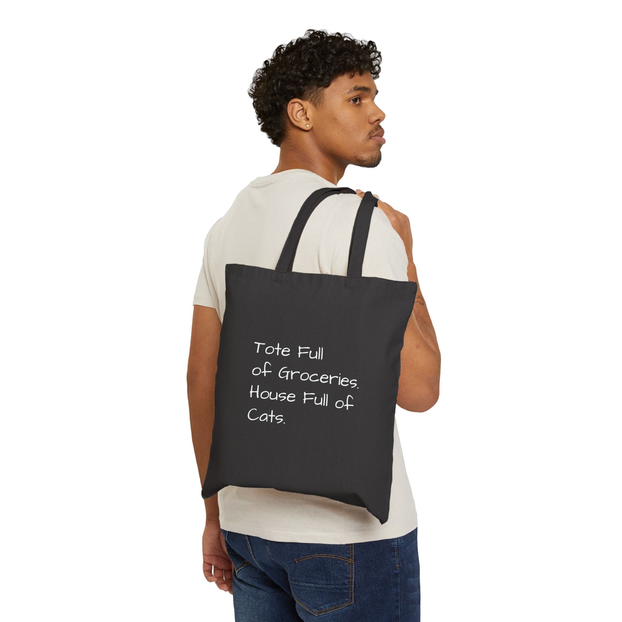 “Tote Full of Groceries, House Full of Cats” Eco Bag