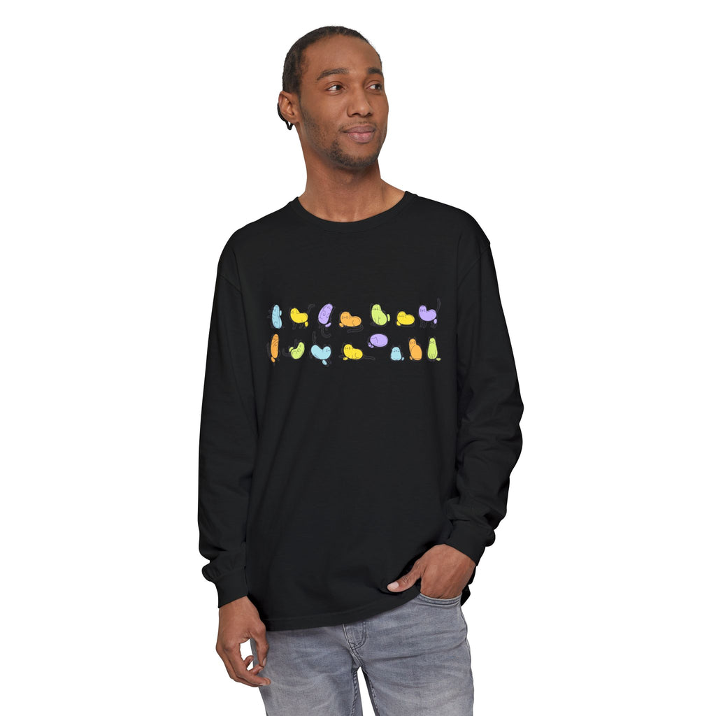 Pastel Cats Long Sleeve T-Shirt